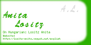 anita lositz business card